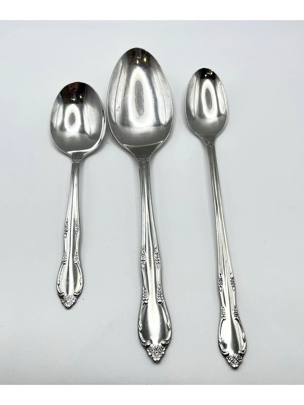 Oneida Mansion Park Stainless Flatware 3 pcs Misc Spoons 3040.5